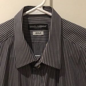 Dolce & Gabbana Gold shirt 👔 size 15 3/4x40